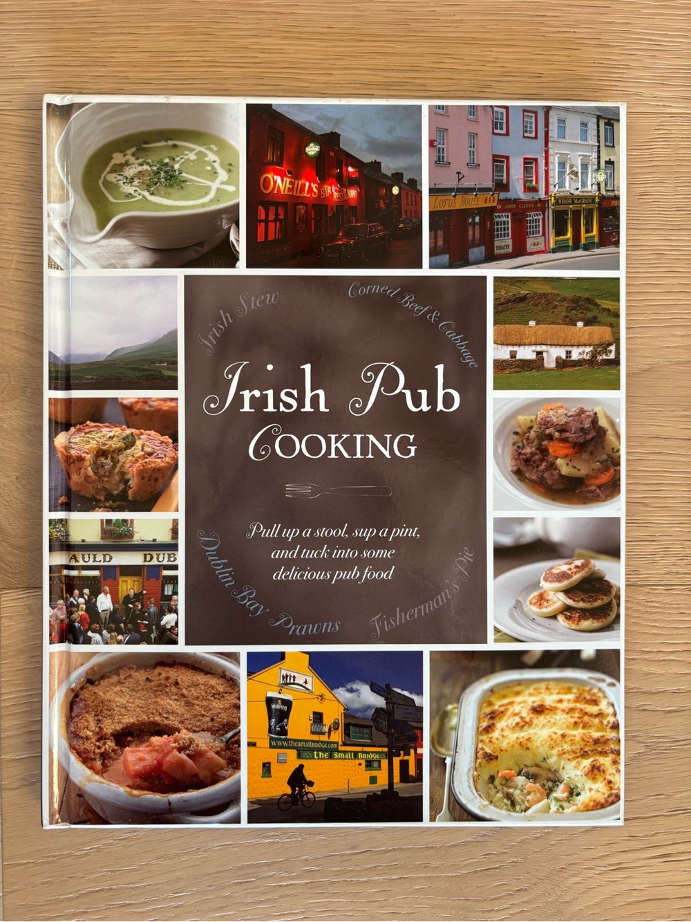 Hardcover Irish Pub Cooking, Ireland Cook Book, Modern Kitchen